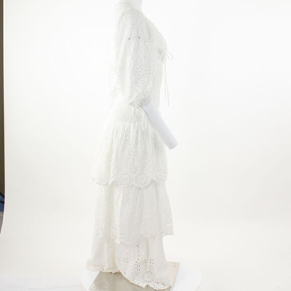 Significant Other Mazie Cotton Eyelet Dress in Ivory - Picture 5 of 5